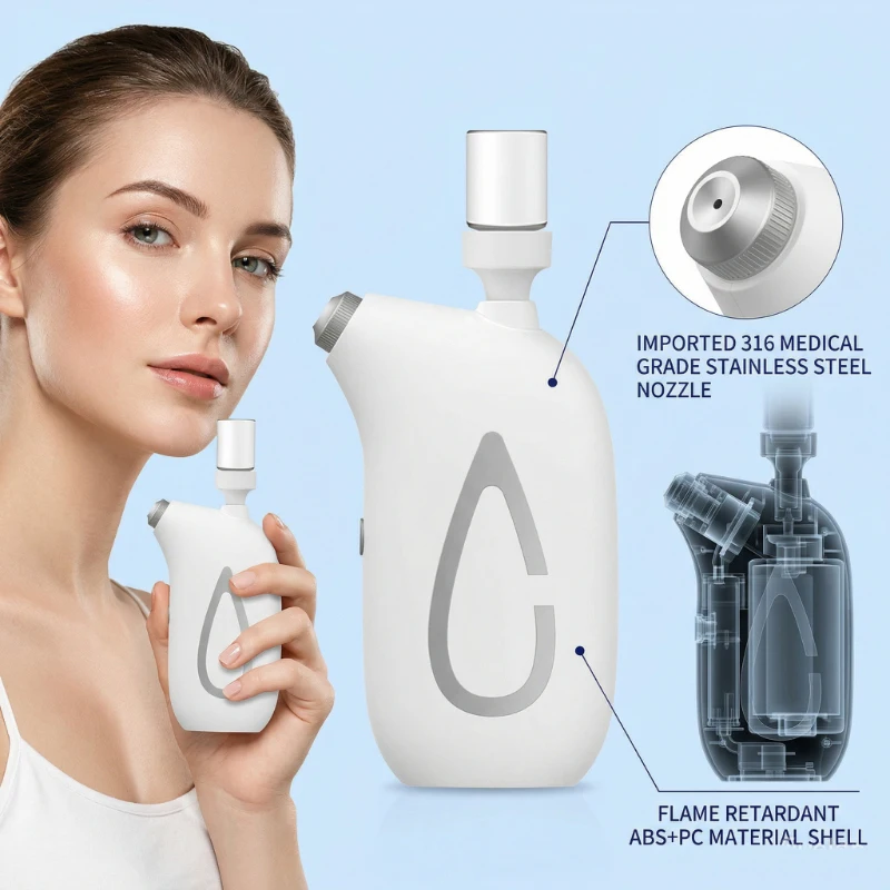 Facial Steamer Nano - Draagbare Nano Gezichtsstoomapparaat Professioneel Gezichtsstoomapparaat voor