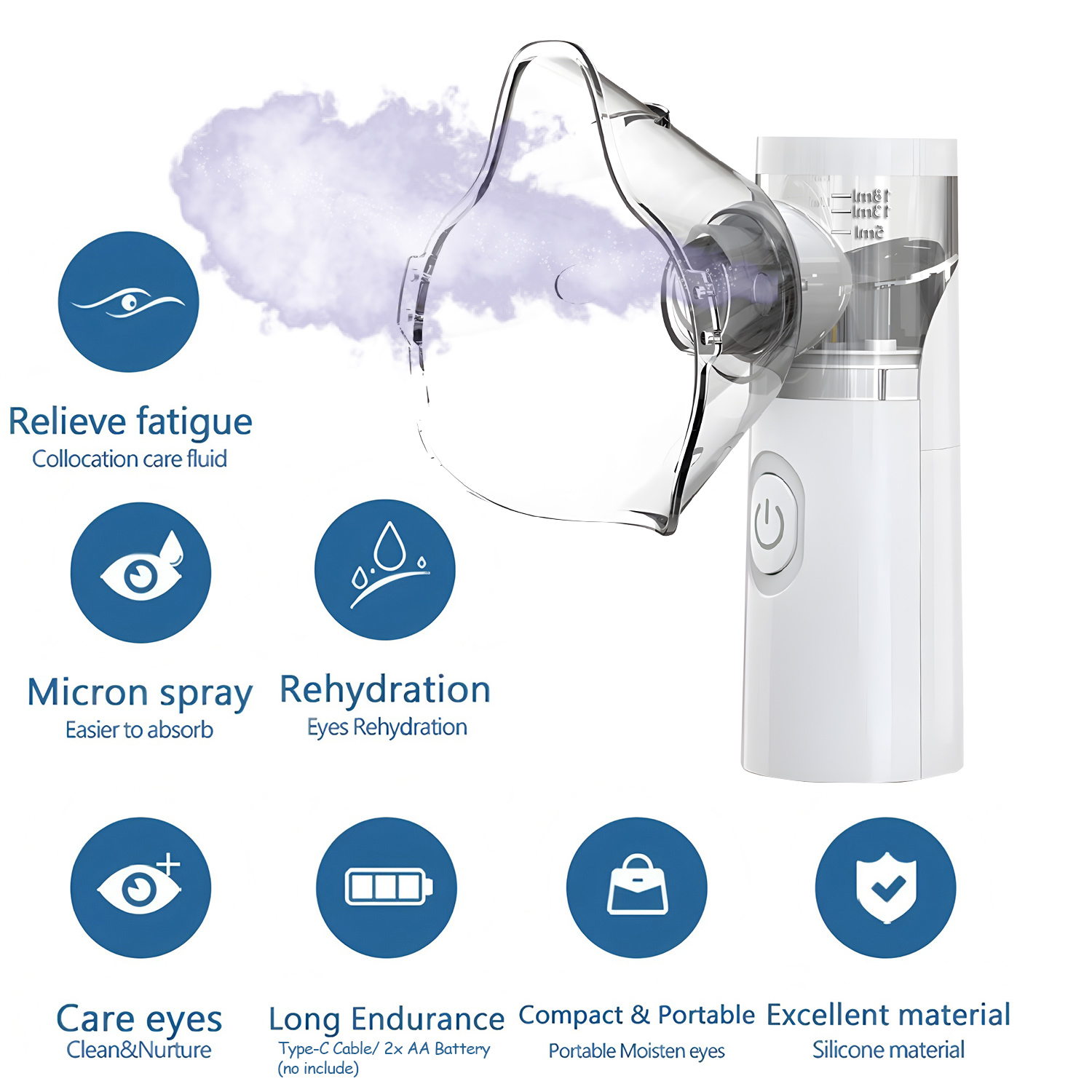 Nieuwe draagbare gezichtsstoom - Facial Steamer Nano recensie en prijs