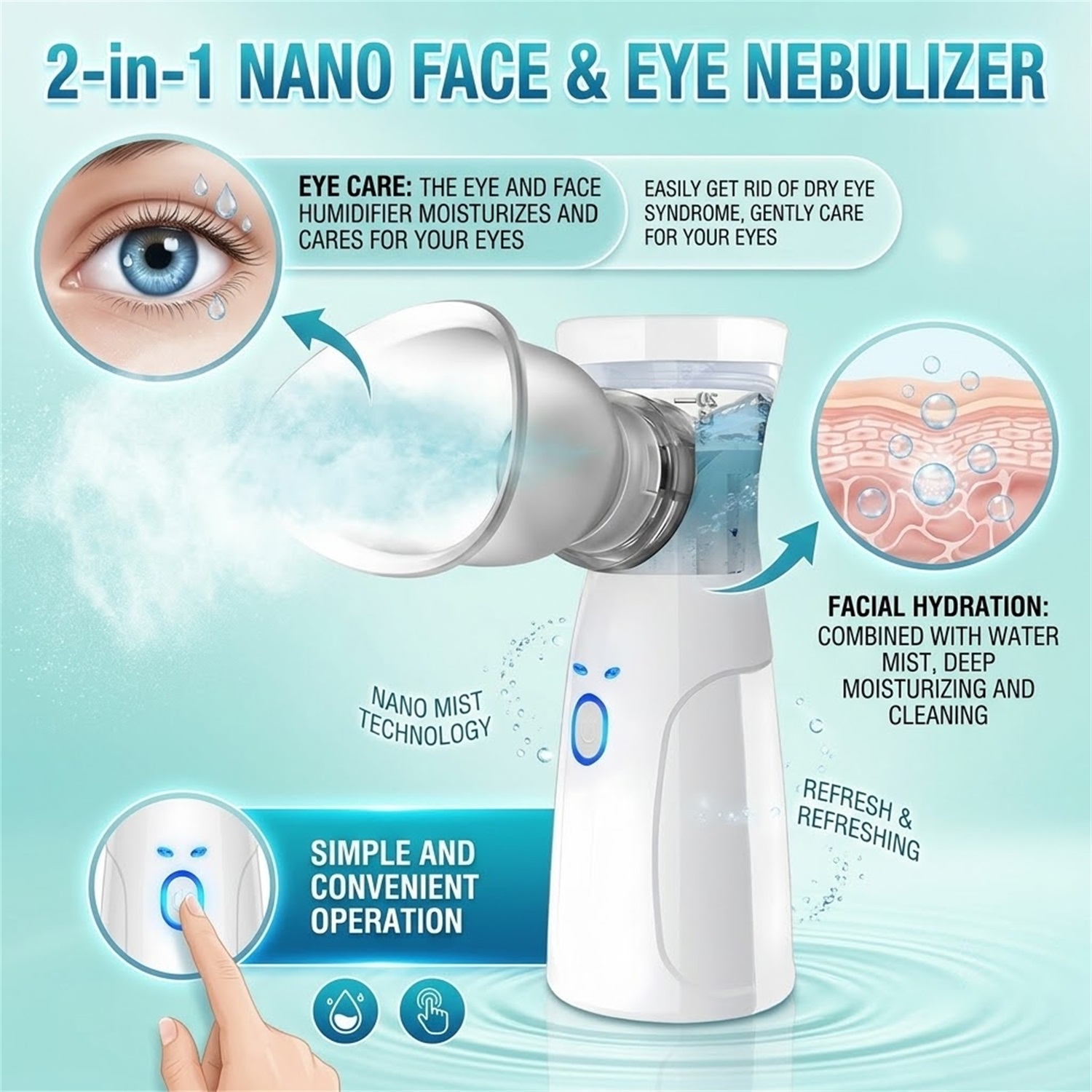 Handheld Facial Nano Mister Dr - Facial Steamer Nano recensie en prijs