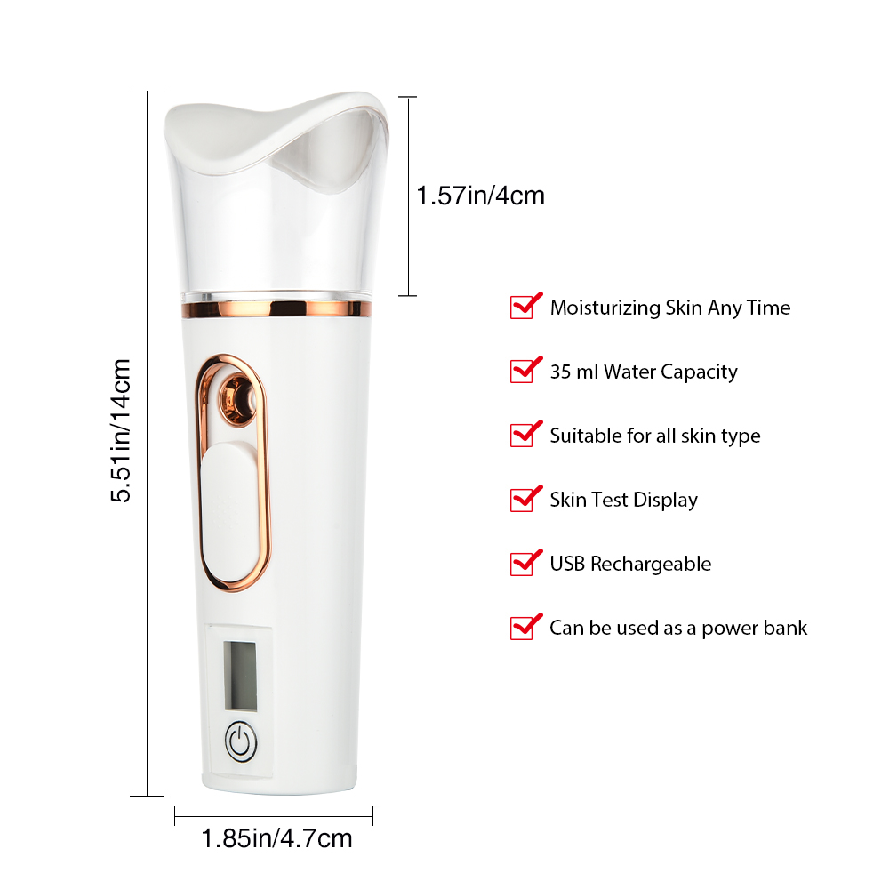 Gezichtsstoomreiniger Nano Mis - Facial Steamer Nano recensie en prijs